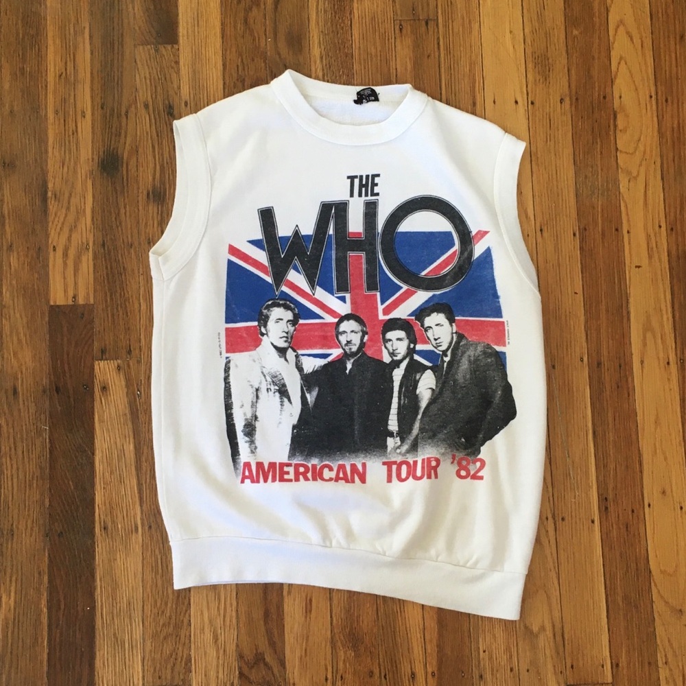 Vintage 1982 The Who Tour Sweater